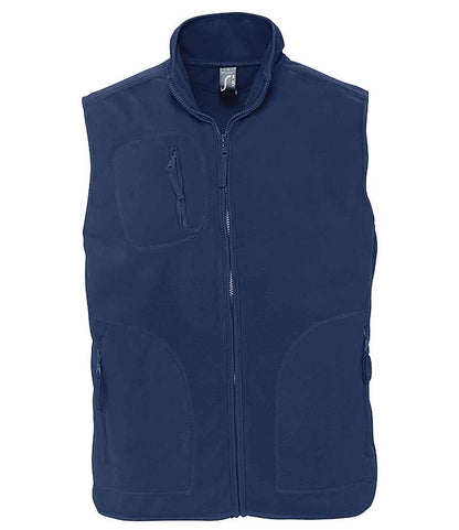 SOLS 51000 SOL'S Unisex Norway Fleece Bodywarmer in Navy