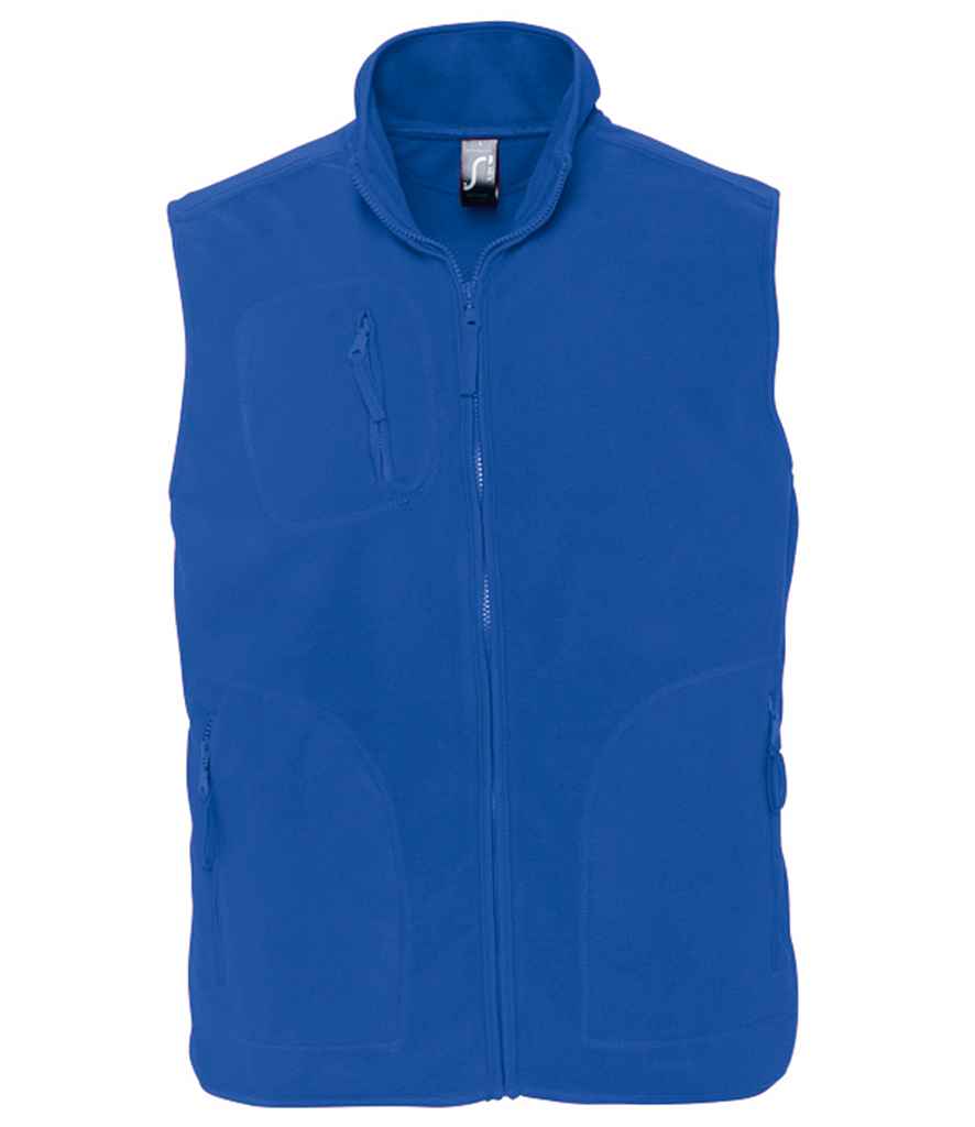 SOLS 51000 SOL'S Unisex Norway Fleece Bodywarmer in Royal Blue