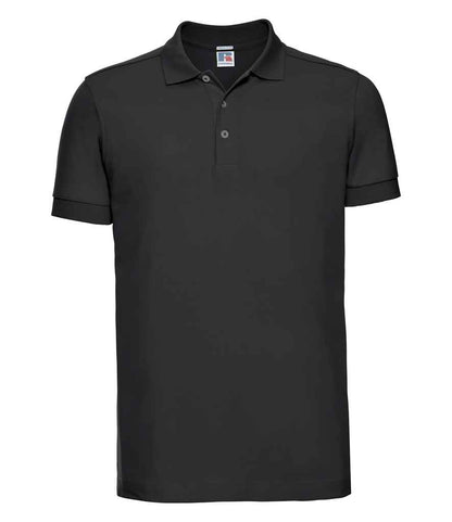 Russell Athletic 566M Stretch Piqué Polo Shirt