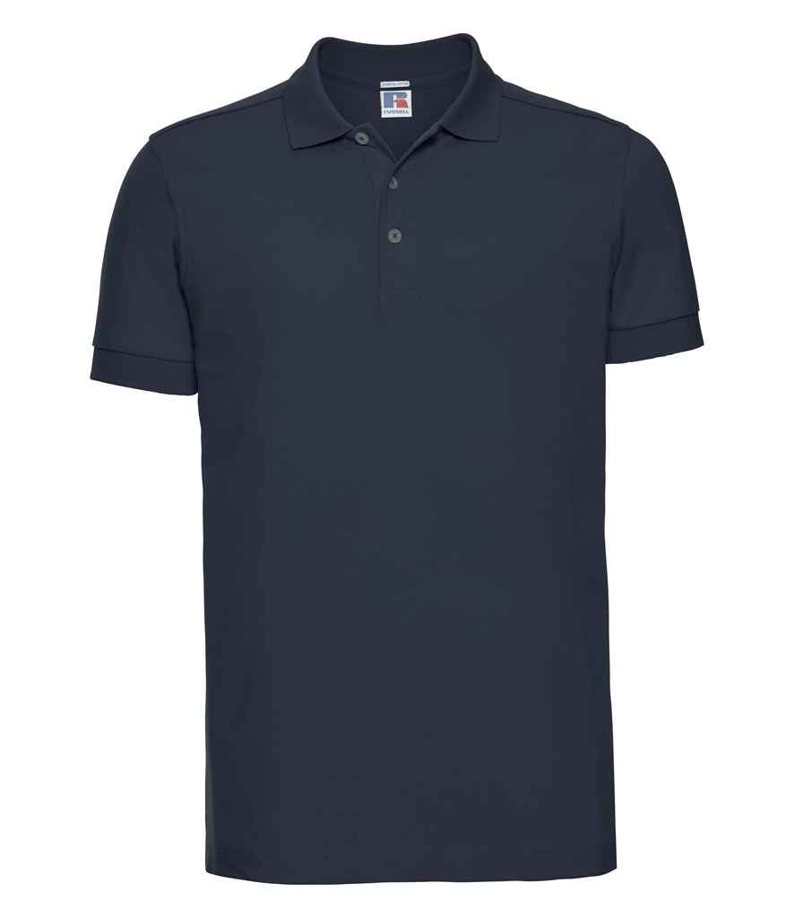 Russell Athletic 566M Stretch Piqué Polo Shirt