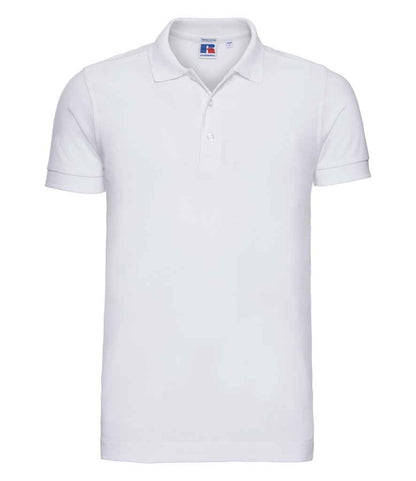 Russell Athletic 566M Stretch Piqué Polo Shirt