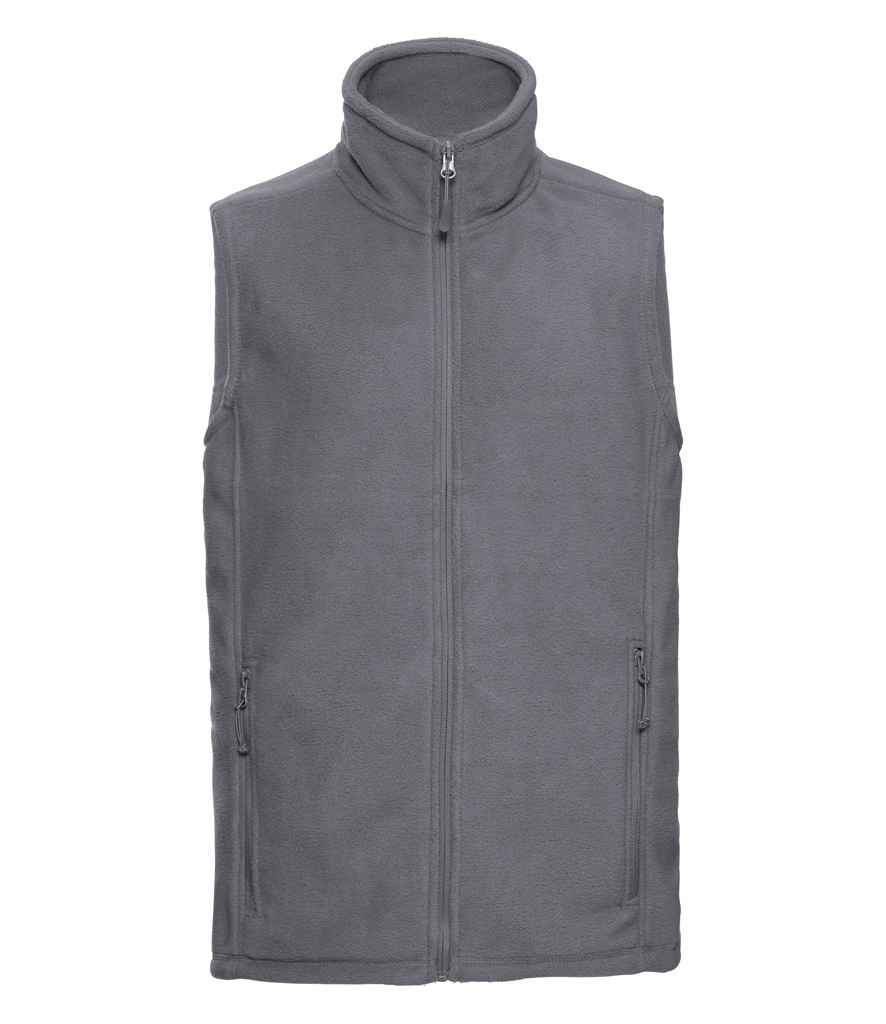 Russell Athletic 872M Russell Athletic Outdoor Fleece Gilet in Convoy Grey