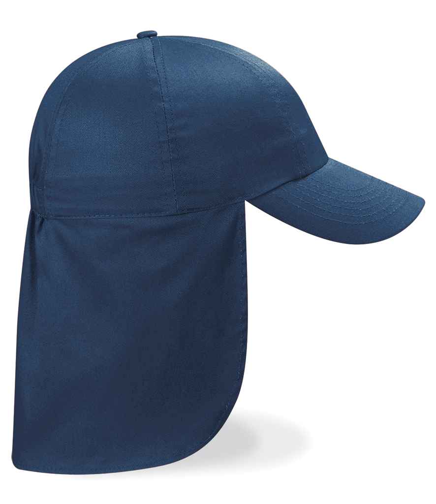 Beechfield BB11B Kids Legionnaire Style Cap in French Navy