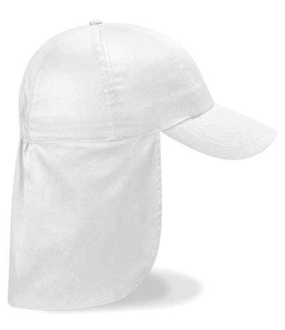 Beechfield BB11B Kids Legionnaire Style Cap in White
