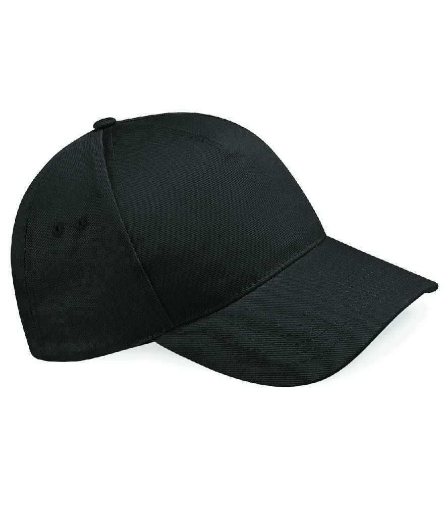 Beechfield BB15 Ultimate 5 Panel Cap in Black