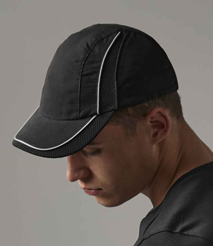 Beechfield BB182 Coolmax Flow Mesh Cap in Black