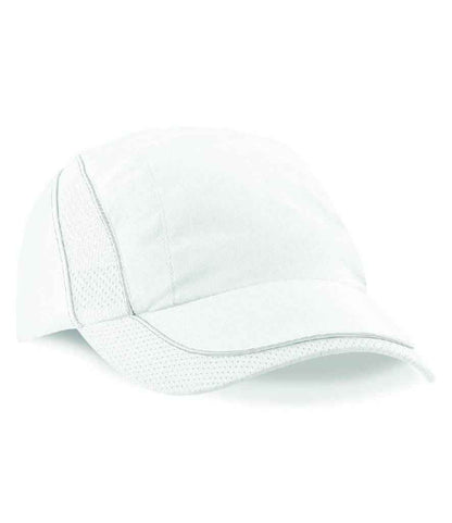 Beechfield BB182 Coolmax Flow Mesh Cap in White