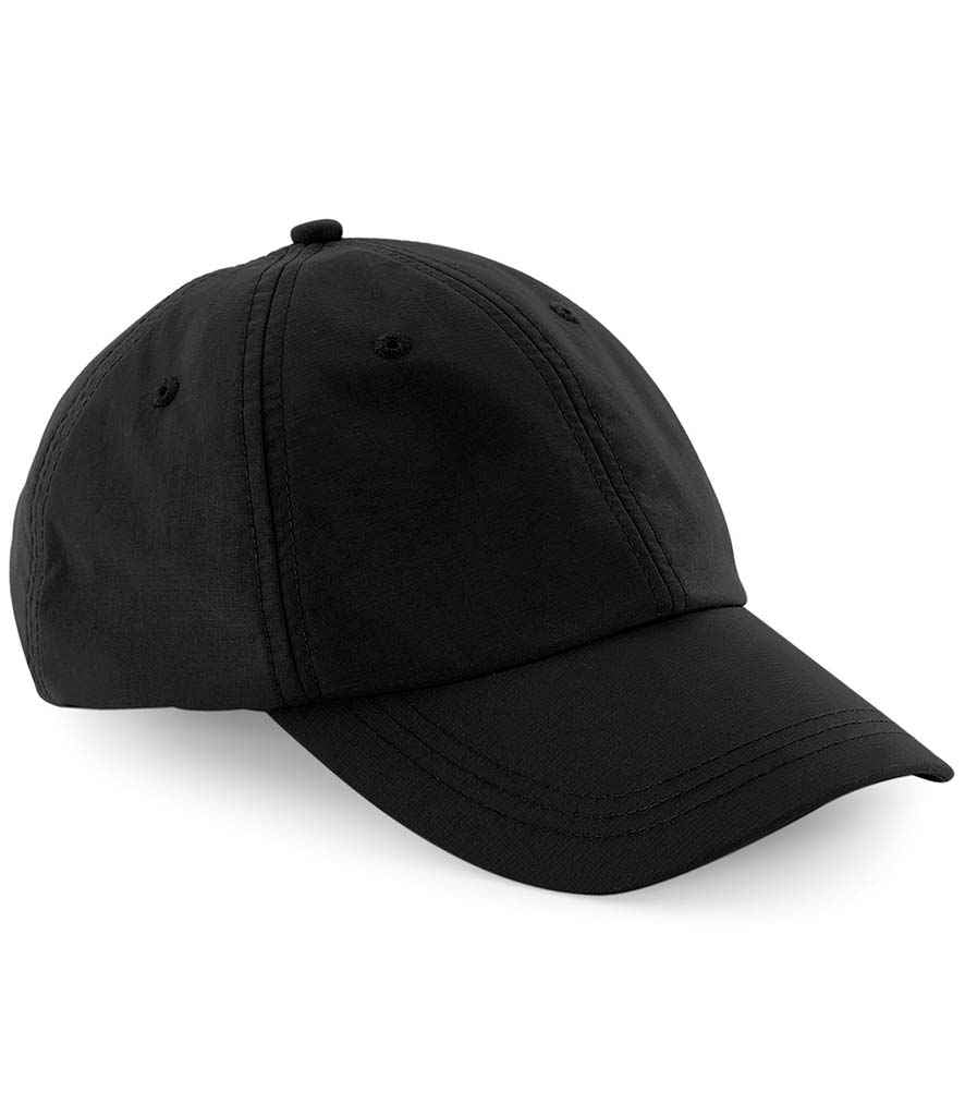 Beechfield BB187 Outdoor 6 Panel Cap in Black