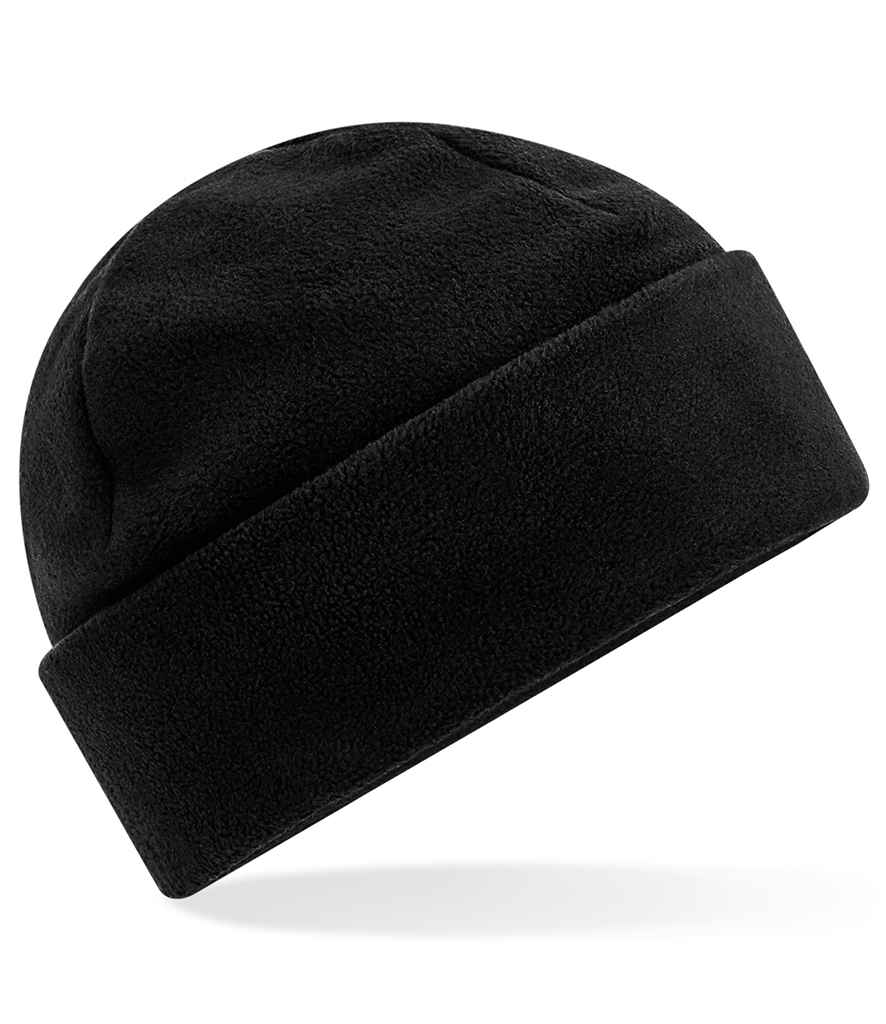 Beechfield BB243R Recycled Fleece Cuffed Beanie in Black
