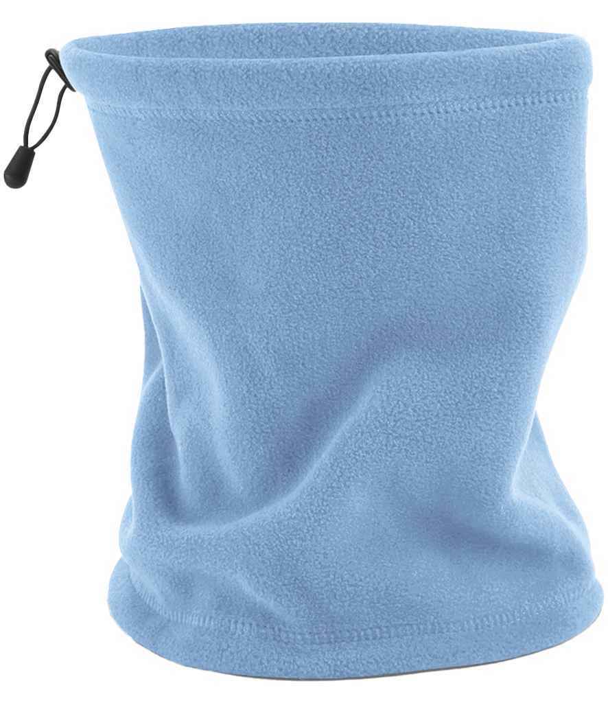 Beechfield BB285 Suprafleece Snood/Hat Combo in Sky Blue