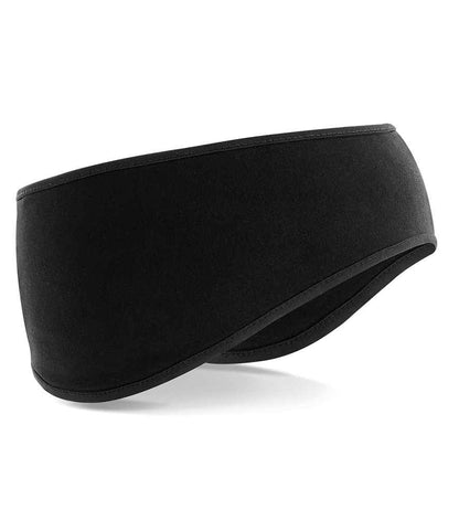 Beechfield BB316 Sports Tech Soft Shell Headband in Black