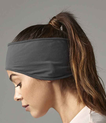 Beechfield BB316 Sports Tech Soft Shell Headband in Graphite Grey
