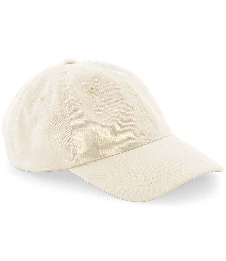 Beechfield BB653 Low Profile 6 Panel Dad Cap in Beige