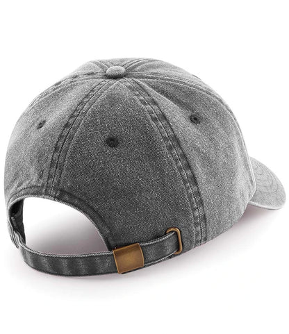 Beechfield BB655 Vintage Black back