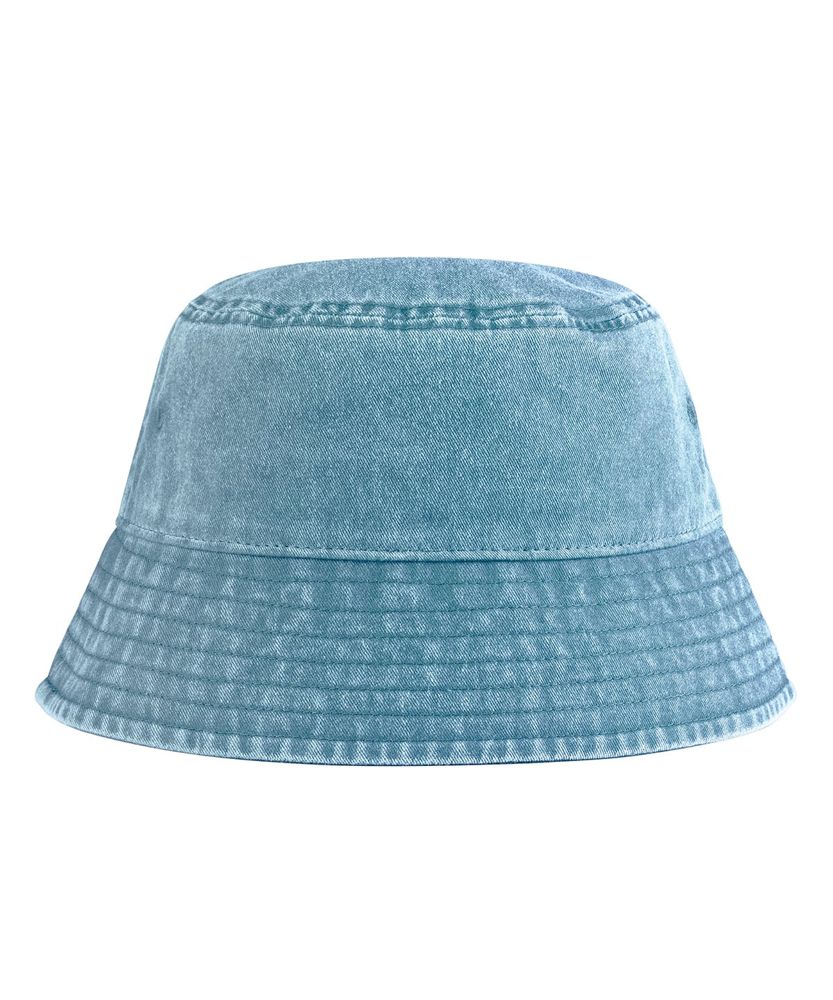 Beechfield BB688 vintage bucket hat in vintage light denim