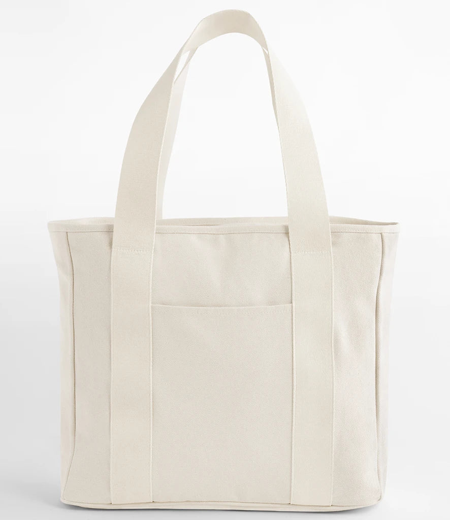 BagBase BG675 Edit Canvas Tote Bag in Natural