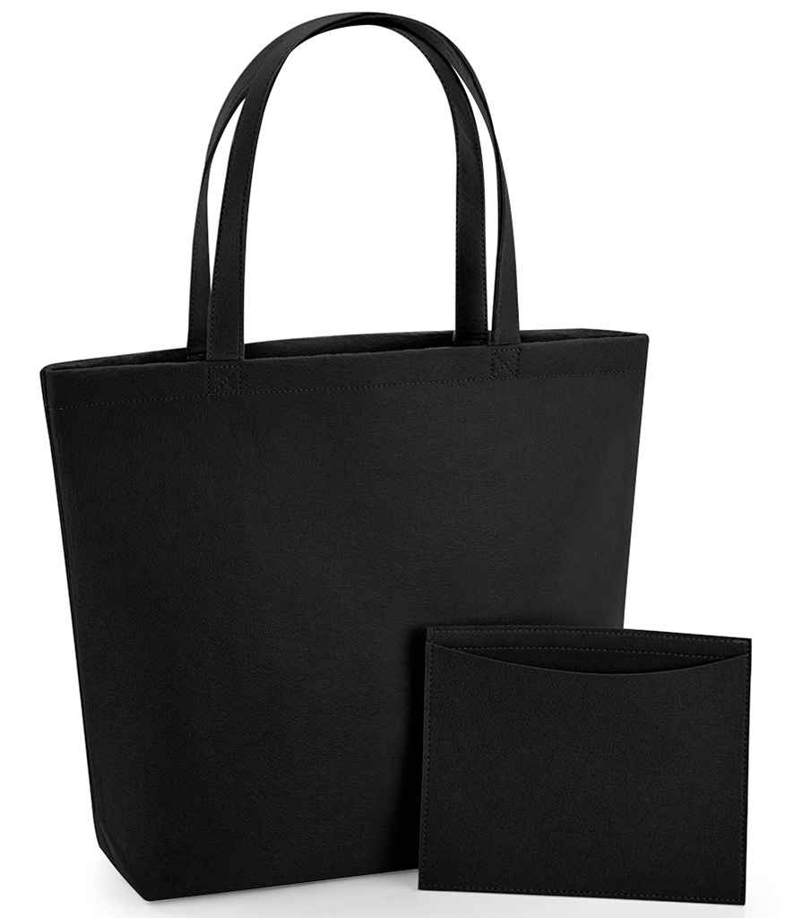 BagBase BG721 Felt Shopper in Black