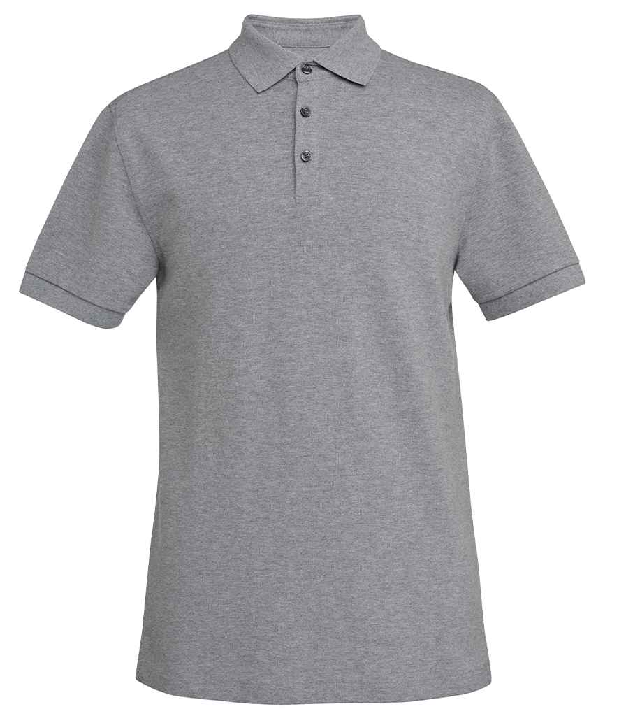 Brook Taverner BK613 Hampton Polo Shirt in Grey Marl