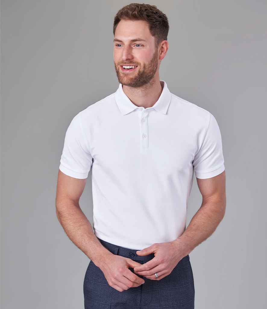 Brook Taverner BK613 Hampton Polo Shirt in White