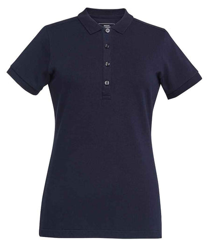 Brook Taverner BK614 Ladies Arlington Polo Shirt in Navy