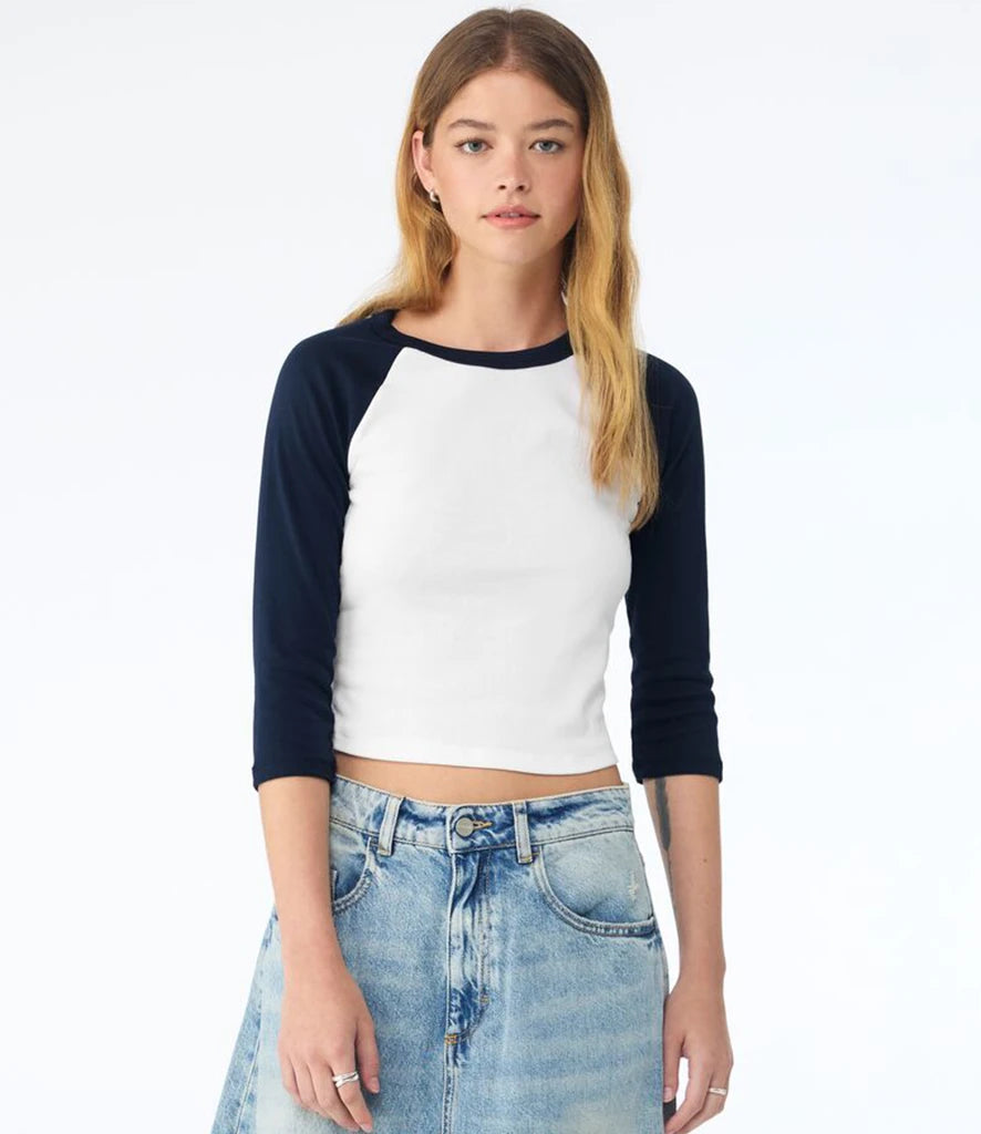 Bella+Canvas BL1200 in White/Navy
