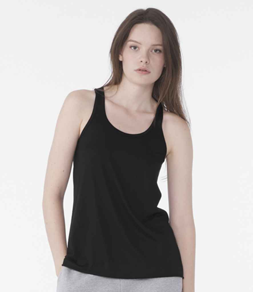 Bella+Canvas BL8800 Flowy Racer Back Tank Top in Black