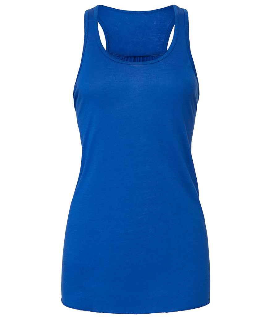 Bella+Canvas BL8800 Flowy Racer Back Tank Top in True Royal