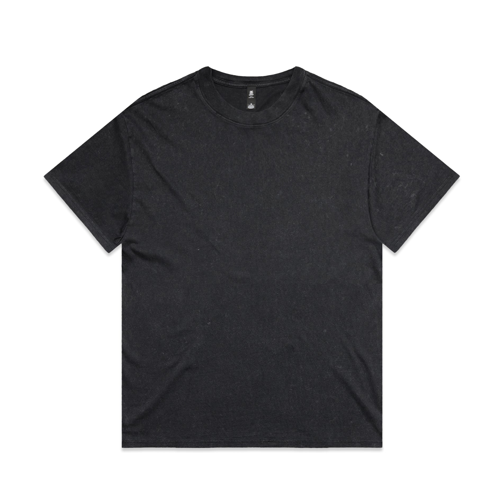 AS Colour 5085 Stone Wash Heavy Tee Black Stone
