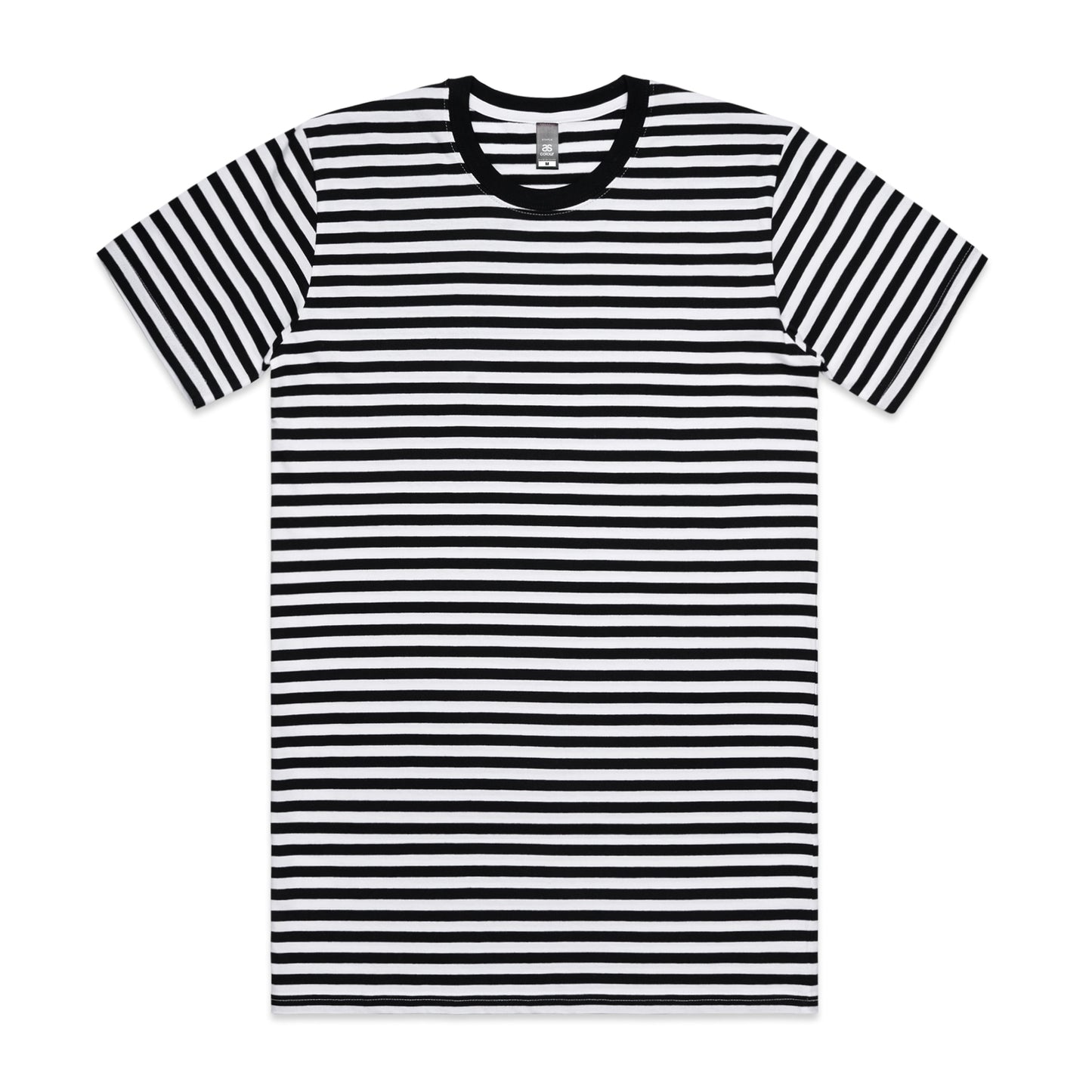 AS Colour 5028 Staple Stripe Tee Black/White