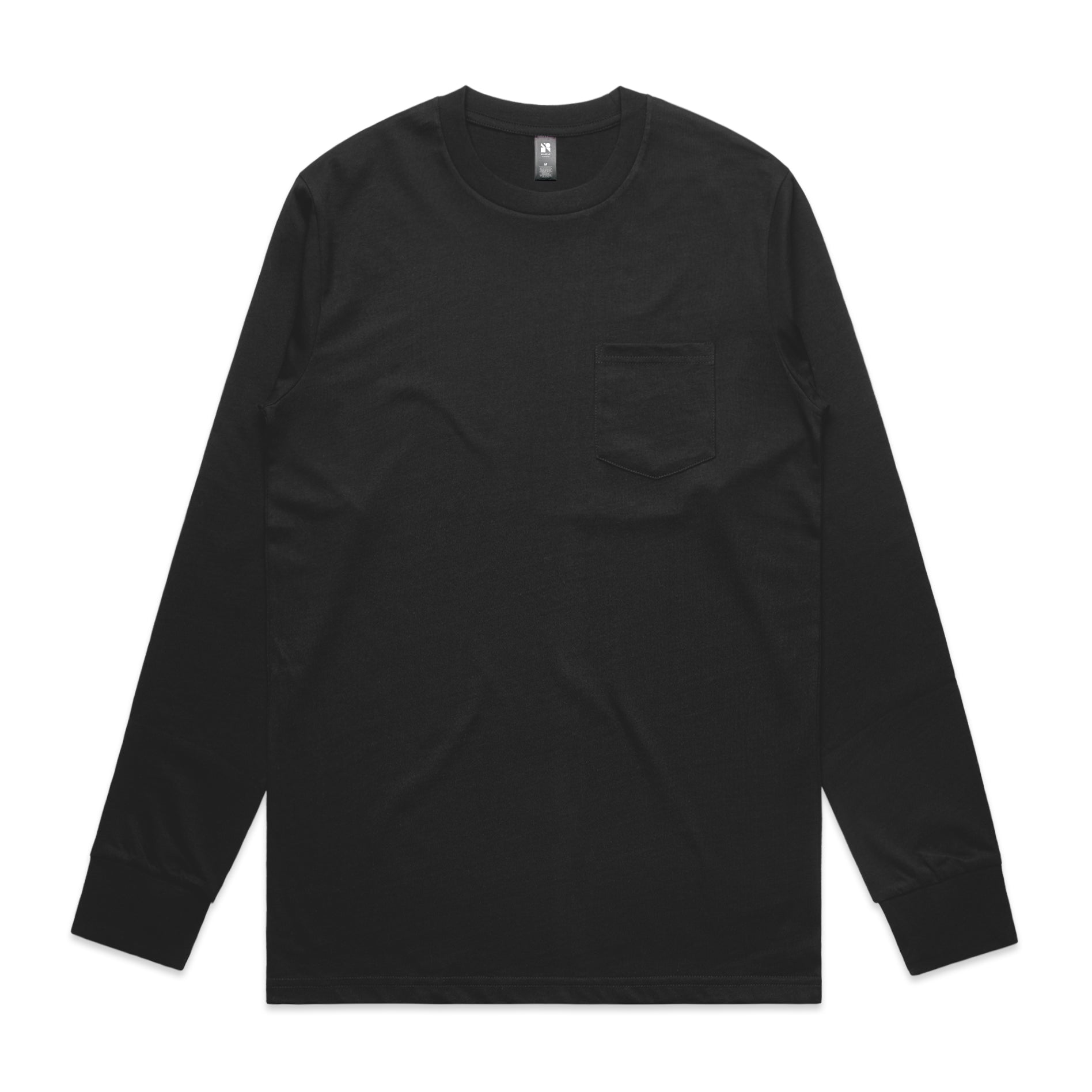 AS Colour 5072 Classic Pocket L/S Tee Black