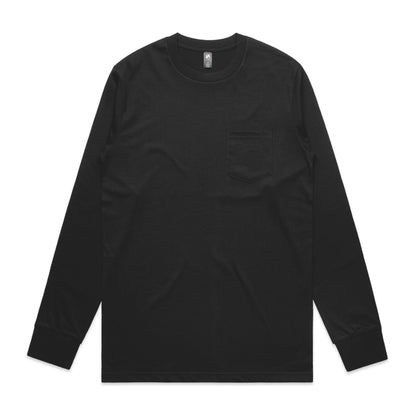 AS Colour 5072 Classic Pocket L/S Tee Black