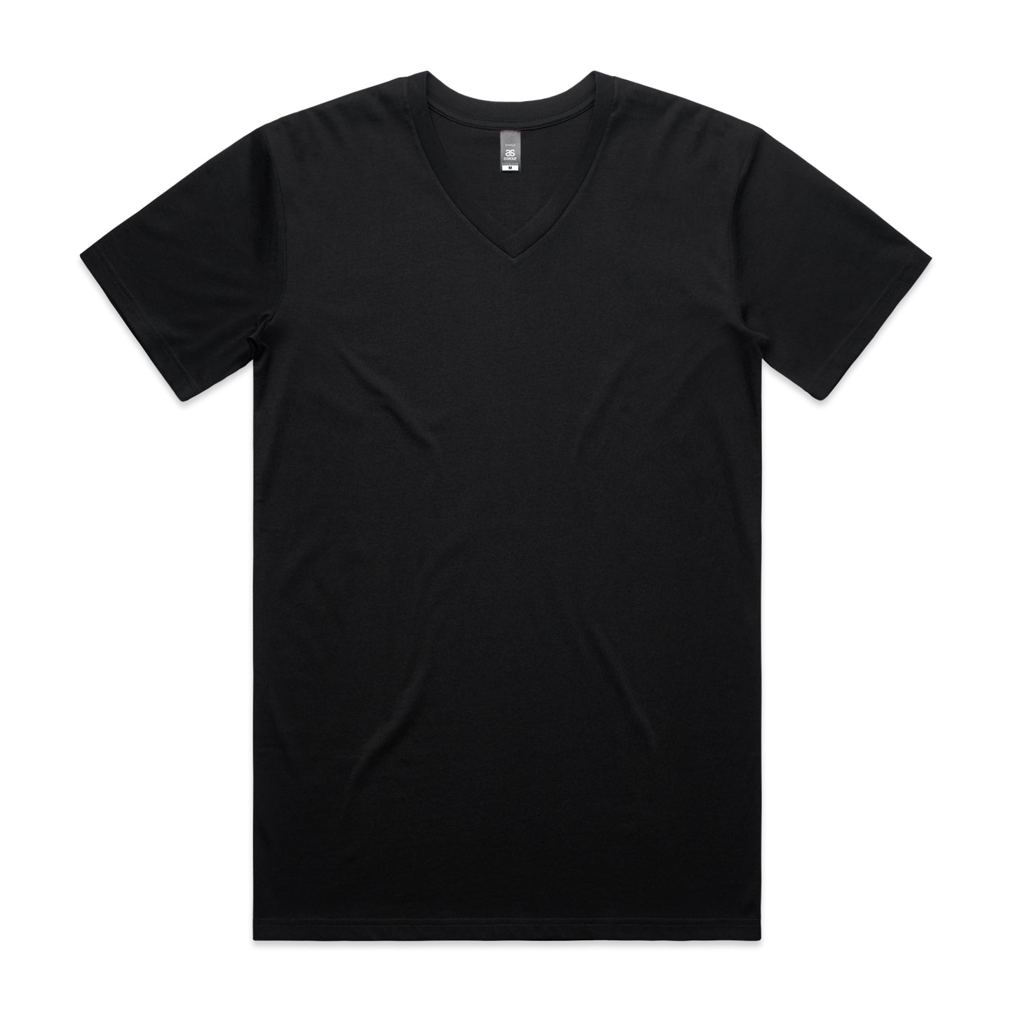 AS Colour 5001V Staple V Neck Tee Black