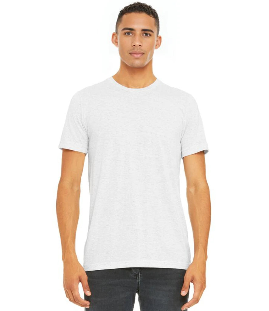 Bella+Canvas CV3413 in White Fleck Tri-Blend