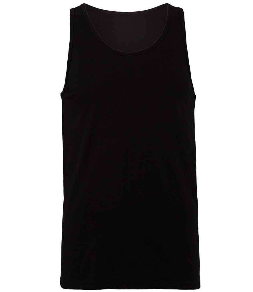 Bella+Canvas CV3480 Canvas Unisex Jersey Tank Top in Black