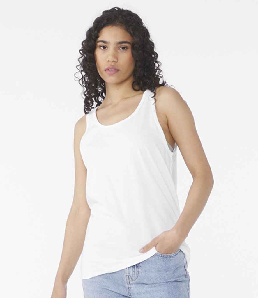 Bella+Canvas CV3480 Canvas Unisex Jersey Tank Top in White