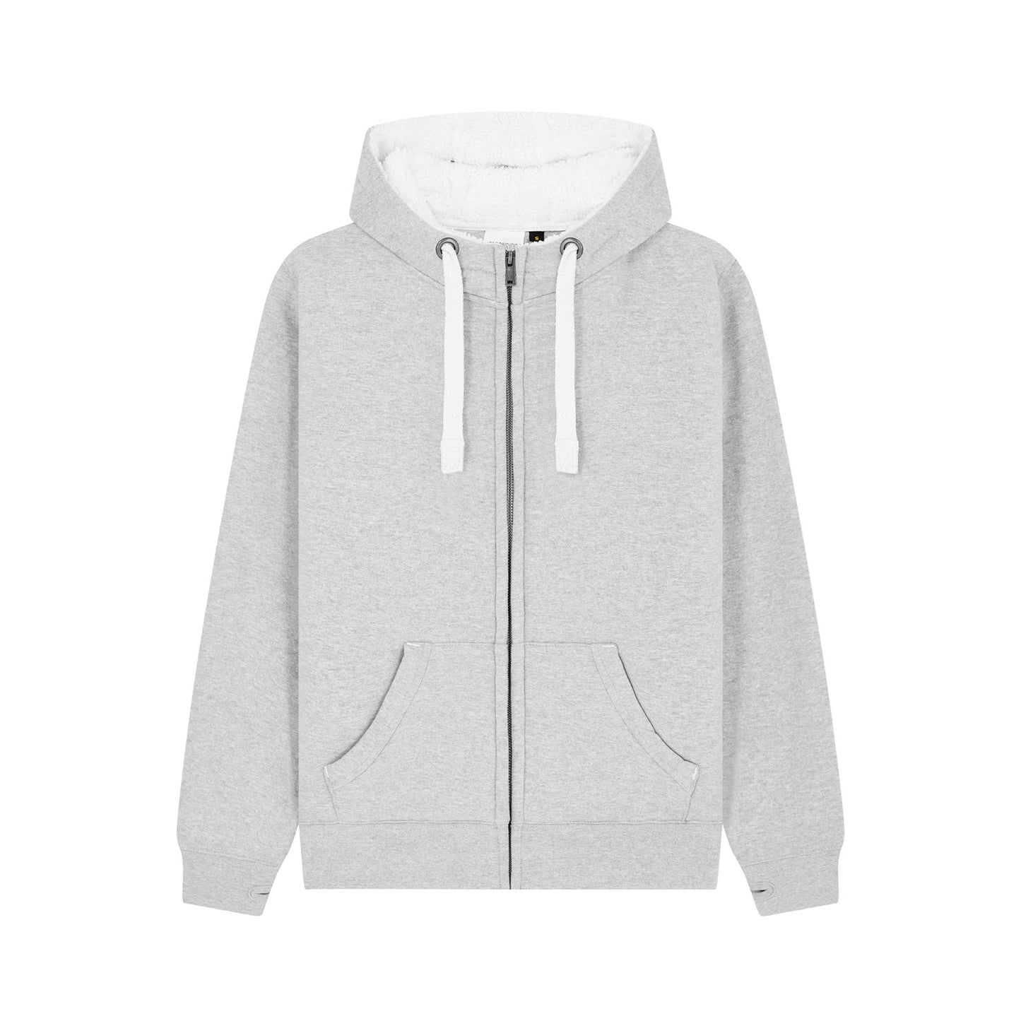 Cottonridge F15 Venus Sherpa Fleece Zip Hoodie — Dusty Grey