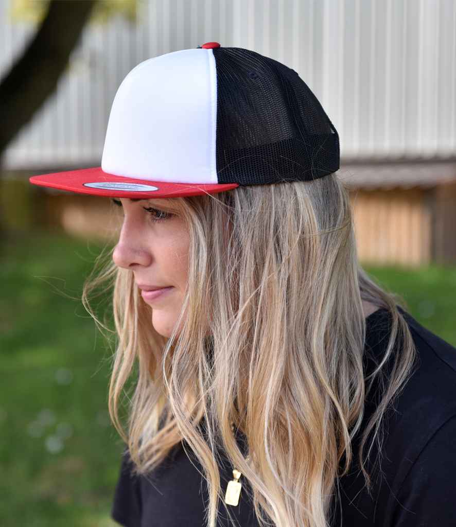 Flexfit F6005FW Red/White/Black