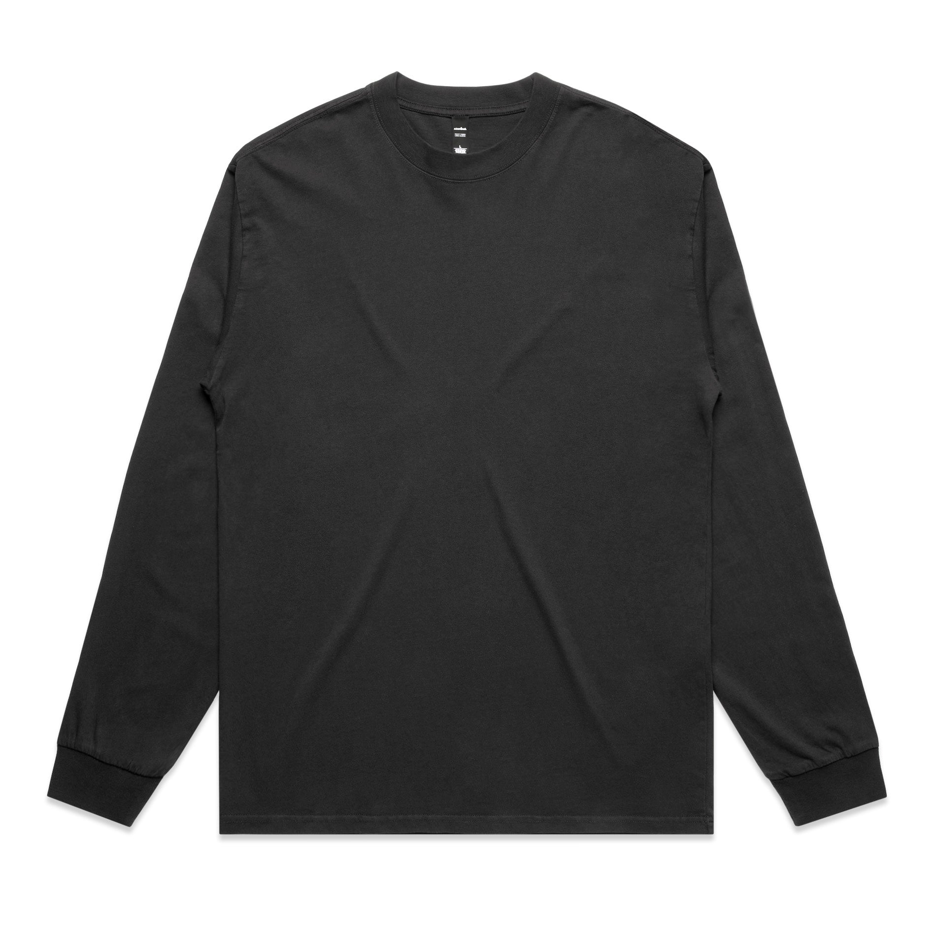 AS Colour 5083 Heavy Faded L/S Tee Faded Black