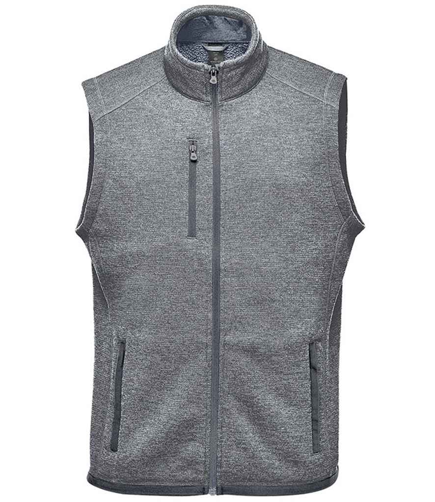 Stormtech FHV1 Stormtech Avalante Full Zip Knitted Fleece Gilet in Granite Heather