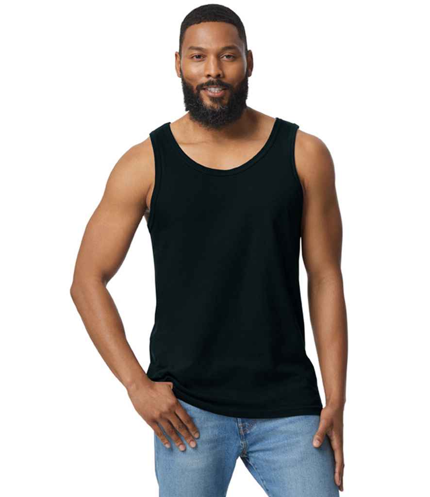 Gildan GD12 SoftStyle Tank Top in Black
