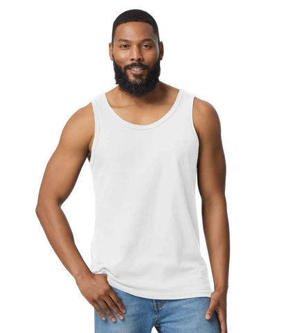 Gildan GD12 SoftStyle Tank Top in White