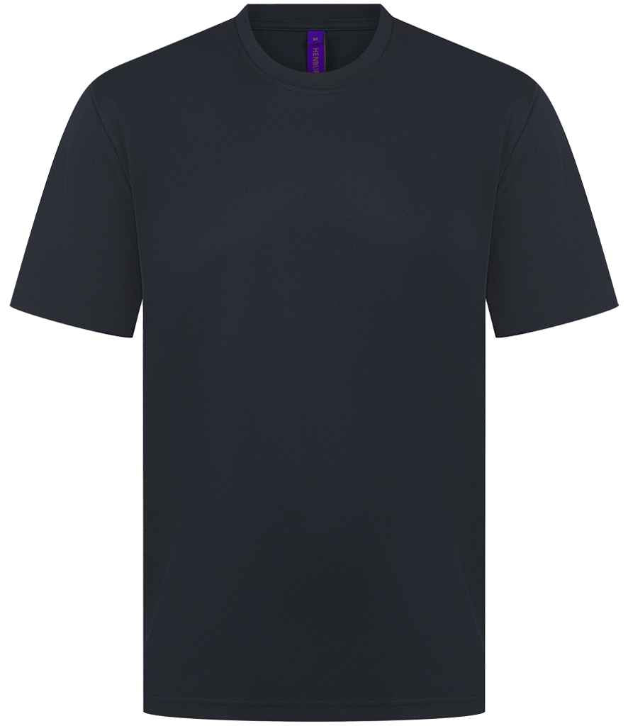 Henbury H075 Coolplus t-shirt Navy