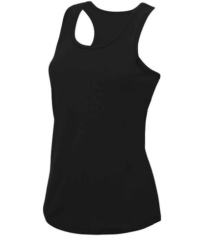 Just Cool JC015 Ladies Cool Vest in Jet Black