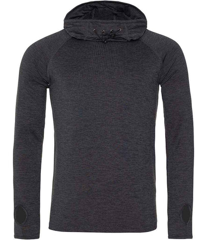 Just Cool JC037 Cool Cowl Neck Top in Black Slate Melange