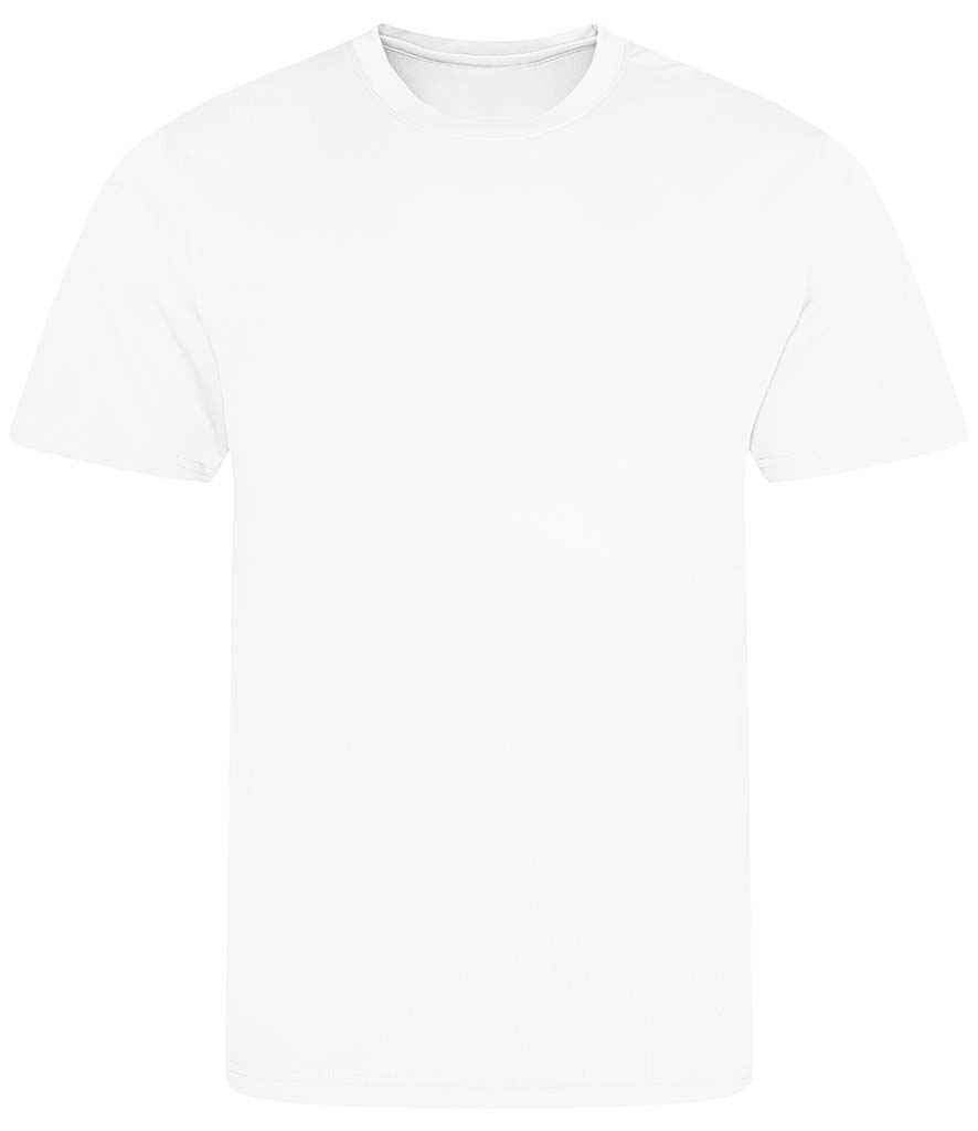 Just Cool JC201 Cool Recycled T-Shirt in Arctic White