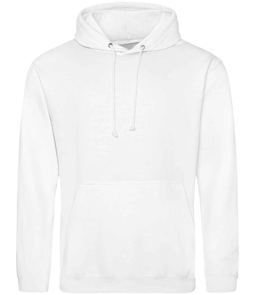 Just Hoods JH001 AWDis College Hoodie in Arctic White