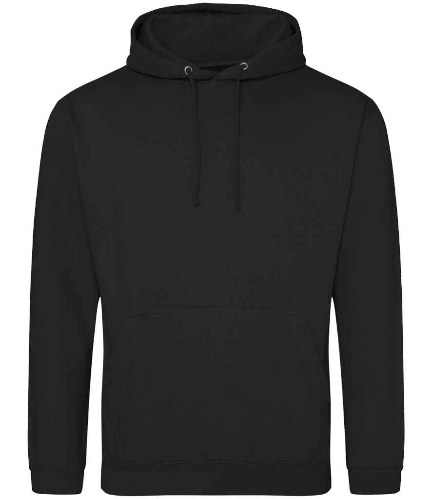Just Hoods JH001 AWDis College Hoodie in Deep Black