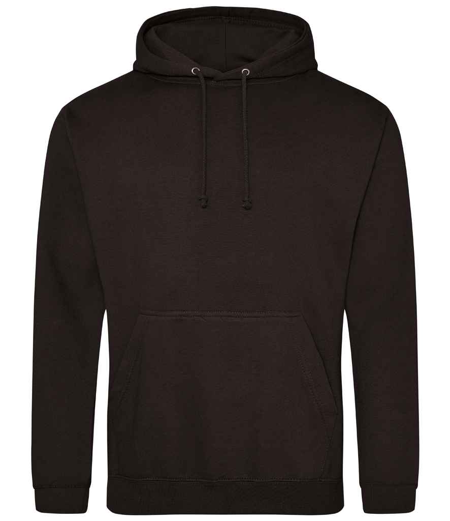 Just Hoods JH001 AWDis College Hoodie in Jet Black