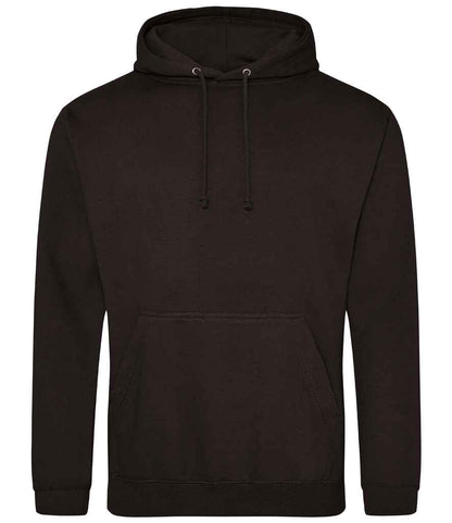 Just Hoods JH001 AWDis College Hoodie in Jet Black