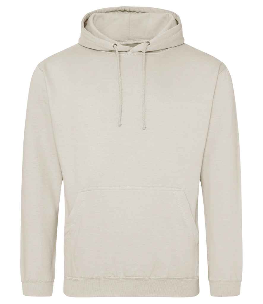 Just Hoods JH001 AWDis College Hoodie in Natural Stone